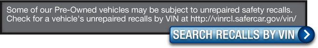 Check for a vehicle's unrepaired recalls by VIN